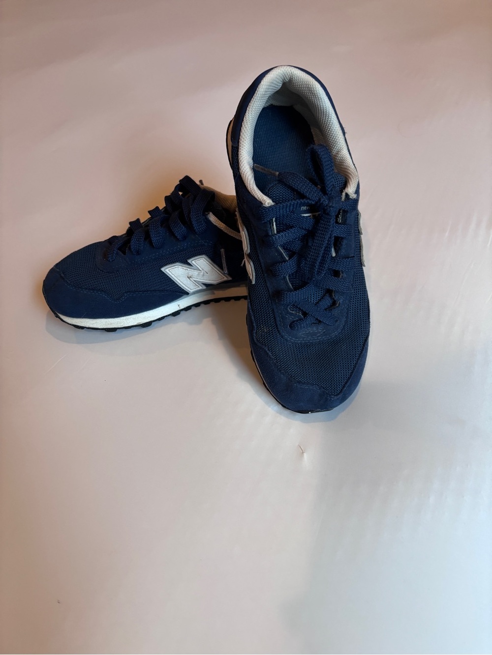 New Balance Navy and White Casual Running Shoes Kids